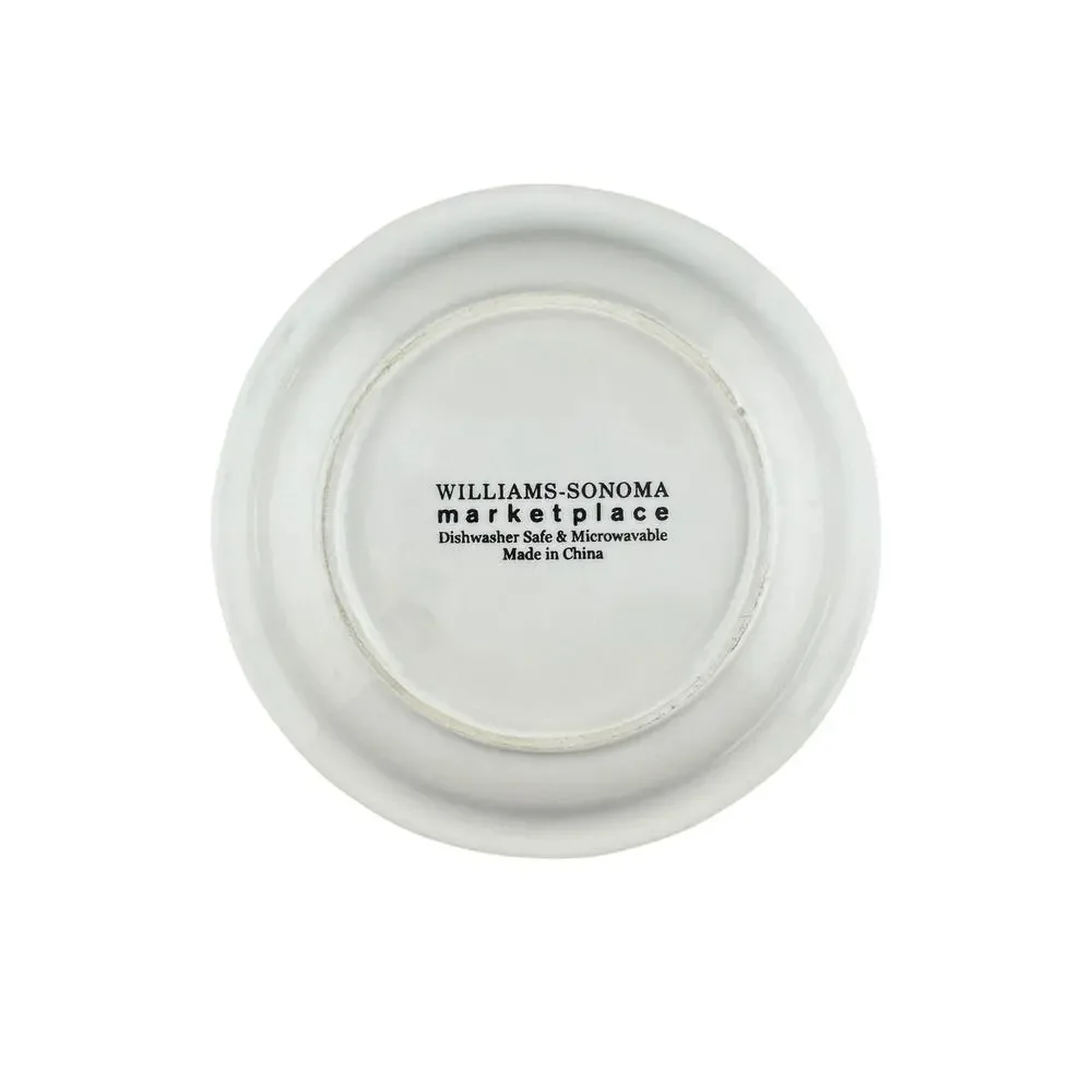 Williams Sonoma Marketplace Cheeses Appetizer Plates Set of 2